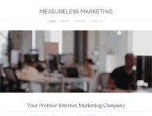 Tablet Screenshot of measurelessmarketing.com